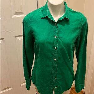 J. Crew Emerald Button-Down Shirt